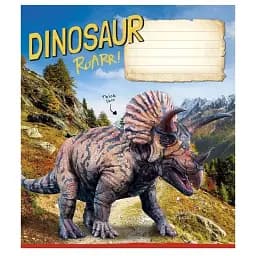 Тетрадь ученическая Школярик Jurassic world 018-3310K-1 в клеточку 18 листов