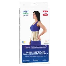 Бандаж післяопераційний MedTextile 4012 універсальний без латексу розмір XXXL/XXXXL бежевий 