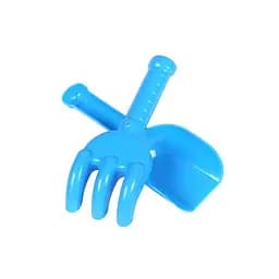 Детский игрушечный набор "Лопатка+грабельки" ТехноК 2865TXK Синий