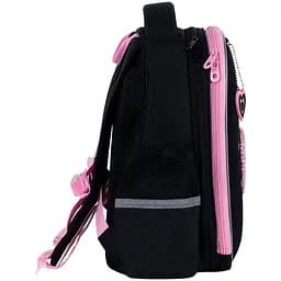 Рюкзак GoPack Education 165S Heart Чорно-рожевий (GO26-165S-2) - мініатюра 4