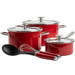 Набір посуду KitchenAid Steel Core червоний 5 предметів (CC004920-001)