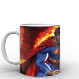 Кухоль GeekLand Супермен Superman Superman Fire SP.02.004 330 мл білий - мініатюра 2