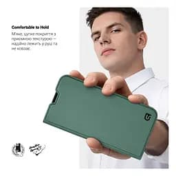Чехол-книжка для Samsung Galaxy S25 FE 5G, OneFold Case, зеленый, из экокожи (PU) и TPU, с магнитом, с подставкой и отделением для карт, трансформируется в подставку, противоударный, защита всего корпуса, ArmorStandart (ARM86999) - мініатюра 5