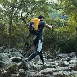Водонепроникний рюкзак Naturehike NH21FSB04 40л (Жовтий) - мініатюра 6