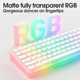 Клавіатура Onikuma бездротова ігрова G20 Bluetooth з USB 2.4GHz адаптером RGB підсвіткою для ПК ноутбука Mac - мініатюра 3