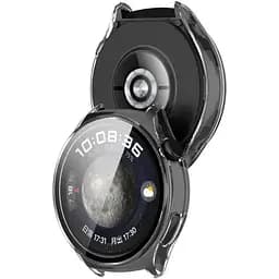 Чохол-накладка DK Пластик Gloss Скло Full Cover для Huawei Watch 4 (clear) - мініатюра 2