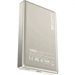 УМБ Choetech Magnetic Wireless 10000mAh 20W PD Qi-15W USB-C In/Out, тонкий, Beige - мініатюра 2