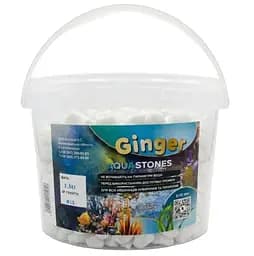 Грунт Аква Ginger Pro 2.5 кг №15 белый бусинка 5-10 мм 