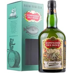 Ром Compagnie des Indes Blend Caraibes, 40%, 0,7 л, у подарунковій упаковці