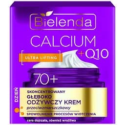 Крем для лица Bielenda Calcium + Q10 Концентрированный питательный 70+, 50 мл