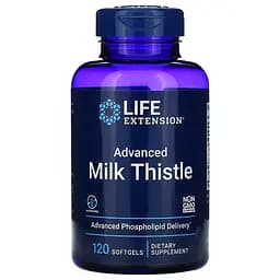 Натуральна добавка Life Extension Advanced Milk Thistle, 120 капсул