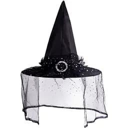 Ковпак карнавальний Yes! Fun Хелловін, вуаль (974362)