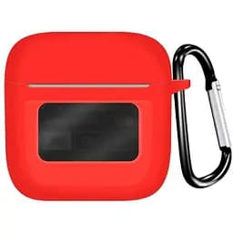 Чехол-накладка DK для JBL Tour Pro 2 | Silicone Candy Friendly с карабином (red)