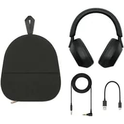 Бездротові повнорозмірні навушники Sony WH-1000XM5 чорні - мініатюра 4