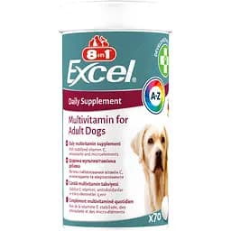 Витамины для взрослых собак 8in1 Excel Multi Vitamin Adult 70 таблеток (660435/108665)