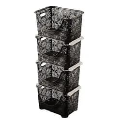 Корзина Violet House Ажур Coffee, 4 шт. (0409 Ажур COFFEE Набор 4 шт 36*2)