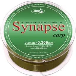 Волосінь Katran Synapse Carp 300m (olive) 0.371mm 22.35lb/10.14kg