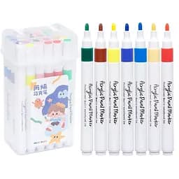 Набор акриловых маркеров W820-24 круглий наконечник 24 цвета