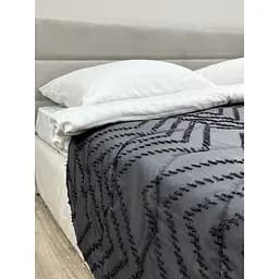 Покривало Ecotton полістан Jacuard Grey 150х220 см (25214) - мініатюра 3
