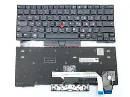 Клавіатура для Lenovo ThinkPad X280 (20KF 20KE) A285, X395, X390, X13 Gen 1, L13 gen 2 (RU Black)