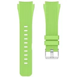 Силиконовый ремешок Watchbands Galaxy для Samsung Gear S3 Samsung Galaxy Watch 46mm - зелёный (WB001GALAXYGREEN20)