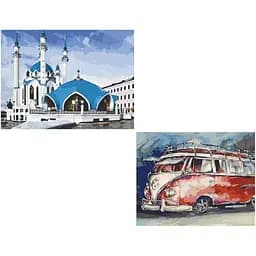 Набір картин за номерами 2 в 1 Art Craft Кул Шаріф 40х50 (10554-AC) та Легендарне авто 40х50 см (12500-AC)