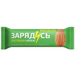 Батончик Verde Зарядись Вітамін D3 і мигдаль 30 г