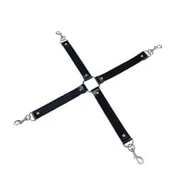 Крестовина из натуральной кожи Art of Sex - 4 Way Connector, Черный Art of Sex SO7480 94916
