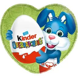 Фигурка Kinder Пасхальное сердце с сюрпризом из молочного шоколада 53 г