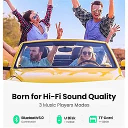 FM трансмітер модулятор Ugreen CD229 Bluetooth 5.0 чорний - мініатюра 5