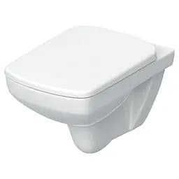 Унитаз подвесной Geberit Selnova Rimfree Square 501.961.00.1 с сидением Soft Close Click2Clean, Белый