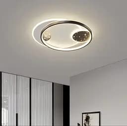 Сучасний стельовий LED-світильник з подвійним кільцем  | Арт. MJ 45-500 | Line F