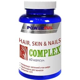 Комплекс Шкіра, волосся, нігті Powerful 60 капсул