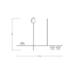 Підвіс SV0057-3 BK+GD 4000К - мініатюра 2