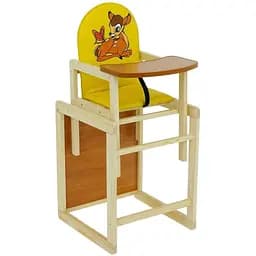 Стульчик и столик для кормления из кожзама Мася №2025