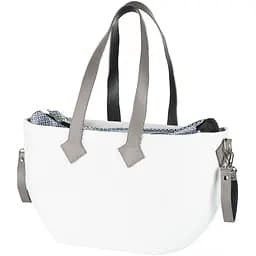 Сумка Nuvita MyMia з ременями та килимком для коляски біло-сіра (NV8801G/02O/23G/13G/33G)