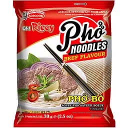 Рисова локшина швидкого приготування Acecook Hao Haо Oh!Iricey яловичини 70 г