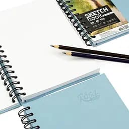 Блокнот на спіралі Rosa Studio A5 (14.8х21см) 100г/м2 80л блакитний - мініатюра 6