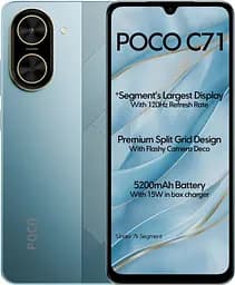 Смартфон POCO C71 3/64GB Cool Blue