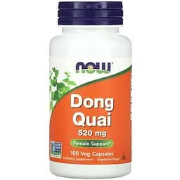 Натуральна добавка NOW Dong Quai 520 mg, 100 капсул