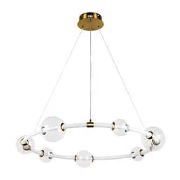 Люстра LED Levistella 7812021 (750) AB, 20W, 3000K, бронзовий, акрил, стельова