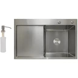 Кухонная мойка Lidz Handmade 3.0/1.0 мм H7849L LDH7849BRUL45592