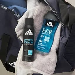 Гель для душа Аdidas 3 в 1 Body, Hair And Face Ice Dive, 250 мл - мініатюра 2