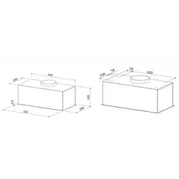 Витяжка ELEYUS URBAN 960 LED 52 BL - мініатюра 6