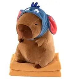 Детский набор Игрушка плед Капибара в костюмах мягкая игрушка с пледом для детей