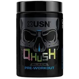 Передтренувальний комплекс USN Qhush Black Pre-workout Blue Raspberry 220 г