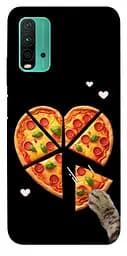 Чохол Demsky Pizza Love Cat для Xiaomi Redmi Note 9 4G / Redmi 9 Power / Redmi 9T