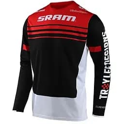 Велоджерси Troy Lee Designs Sprint Jersey Formula Sram Black/Red M (1106-323889003)