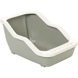 Туалет для котів з рамкою MPS Netta Open Light Green 54x39x29 см