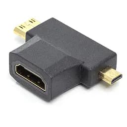 Переходник PowerPlant HDXiaomi (F) - Xiaomini HDXiaomi (M)/Xiaomicro HDXiaomi (M)